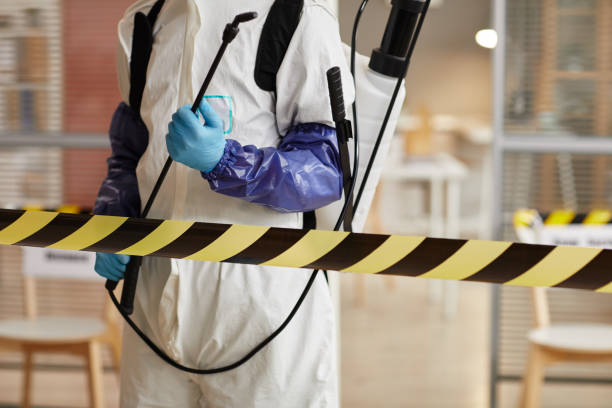 Professional Biohazard technician working in Campbell, FL